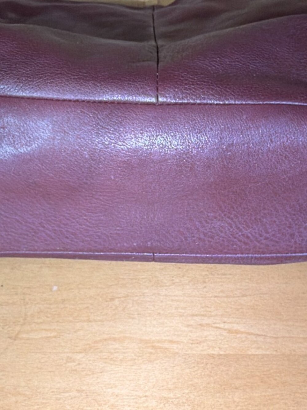 Coach Phoebe Burgundy Pebbled Leather Shoulder Bag | Classic Hobo Purse Like New - Picture 5 of 11